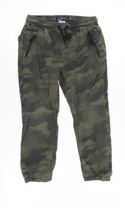 Next Boys' Camouflage Jogger Trousers, 7 Years, Elastic Waist