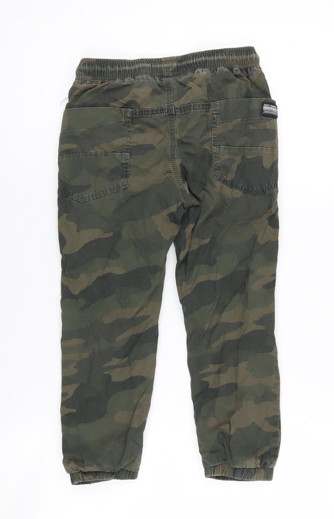 Next Boys' Camouflage Jogger Trousers, 7 Years, Elastic Waist