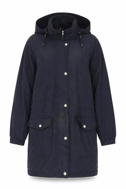 Womens UK Size M Dannimac Blue Parka Coat