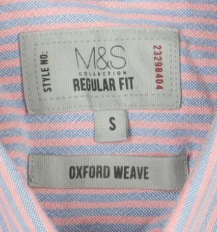 Mens UK Collar Size S Marks and Spencer Smart Multicoloured  Dress Shirt