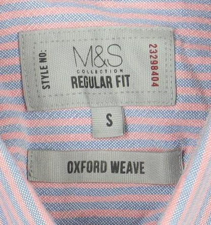 Mens UK Collar Size S Marks and Spencer Smart Multicoloured  Dress Shirt