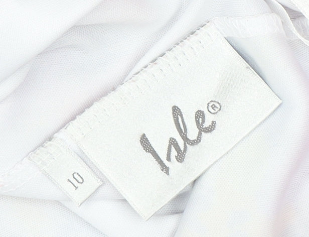 Isle Women's Multicoloured A-Line Floral Skirt Size 10