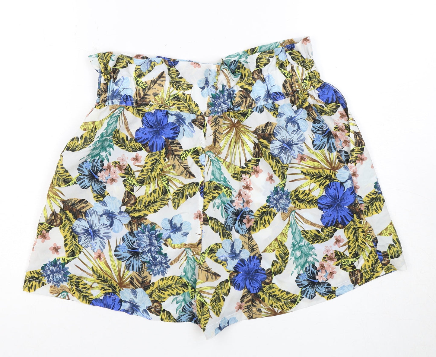 Topshop Women's Multicoloured Floral Shorts Size 10