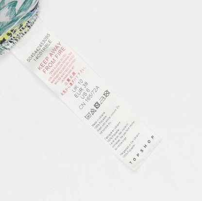 Topshop Women's Multicoloured Floral Shorts Size 10