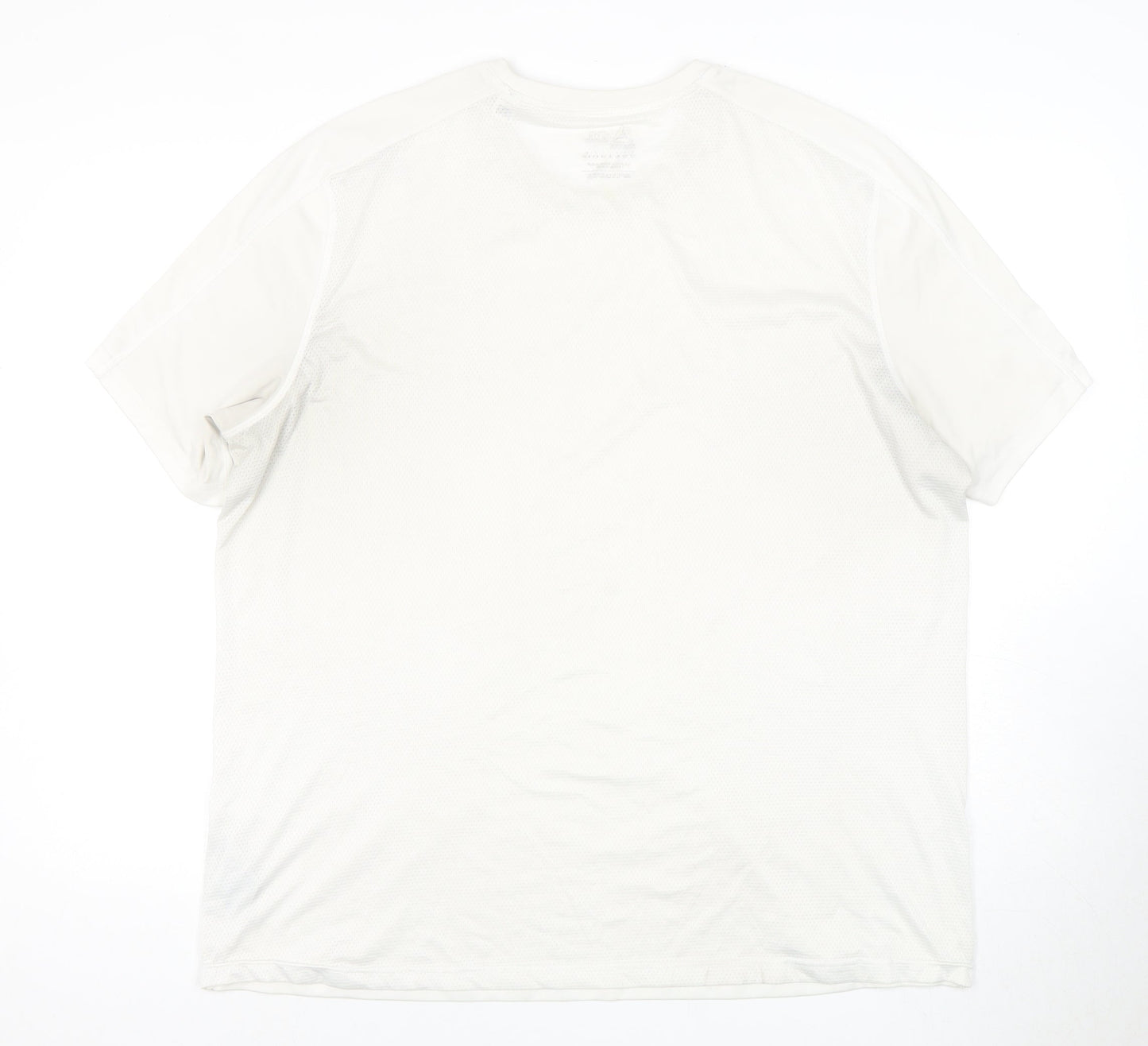 Reebok Men's White 2XL T-Shirt - Breathable Activewear