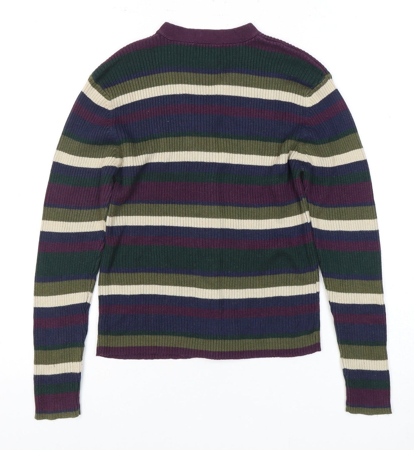 Limited Too Women's Multicoloured Striped Cardigan M