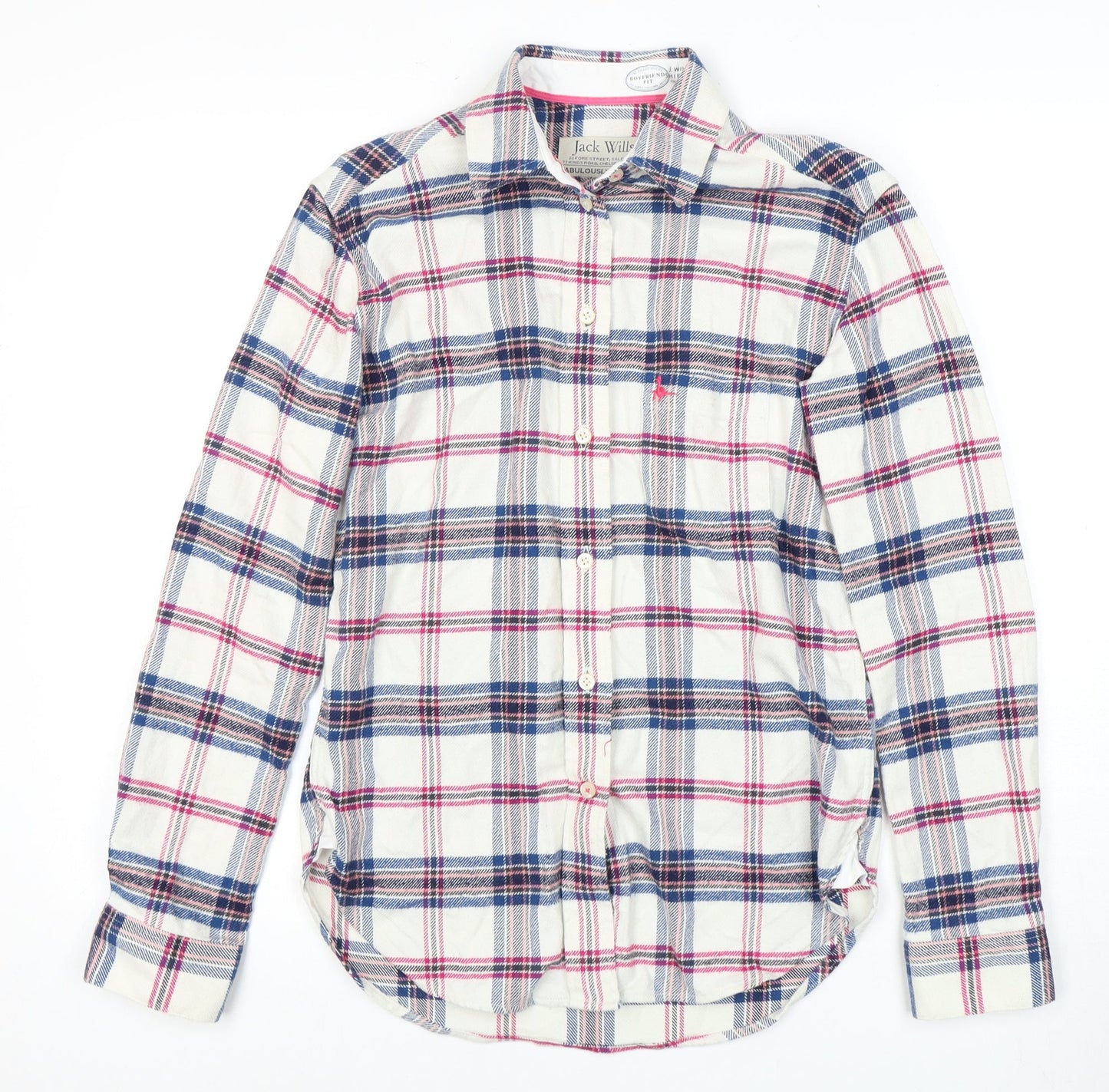 Jack Wills Women's Multicoloured Plaid Button-Up Shirt