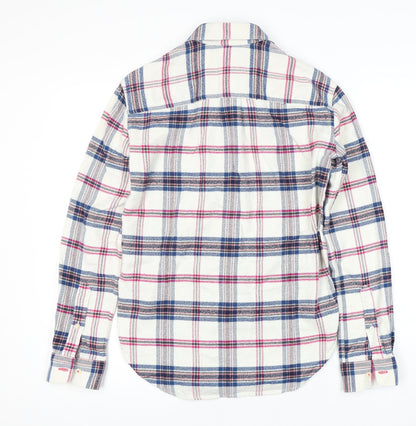 Jack Wills Women's Multicoloured Plaid Button-Up Shirt