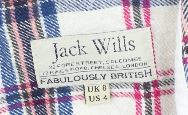 Jack Wills Women's Multicoloured Plaid Button-Up Shirt