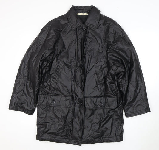 Womens UK Size 10 Marks and Spencer Black Basic Jacket