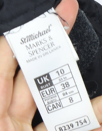 Womens UK Size 10 Marks and Spencer Black Basic Jacket