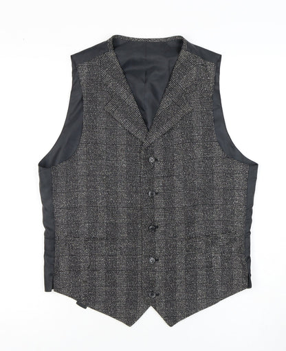 Mens UK Size 40 C&A Regular Grey Suit Waistcoat