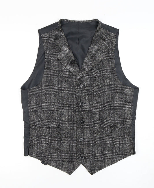 Mens UK Size 40 C&A Regular Grey Suit Waistcoat