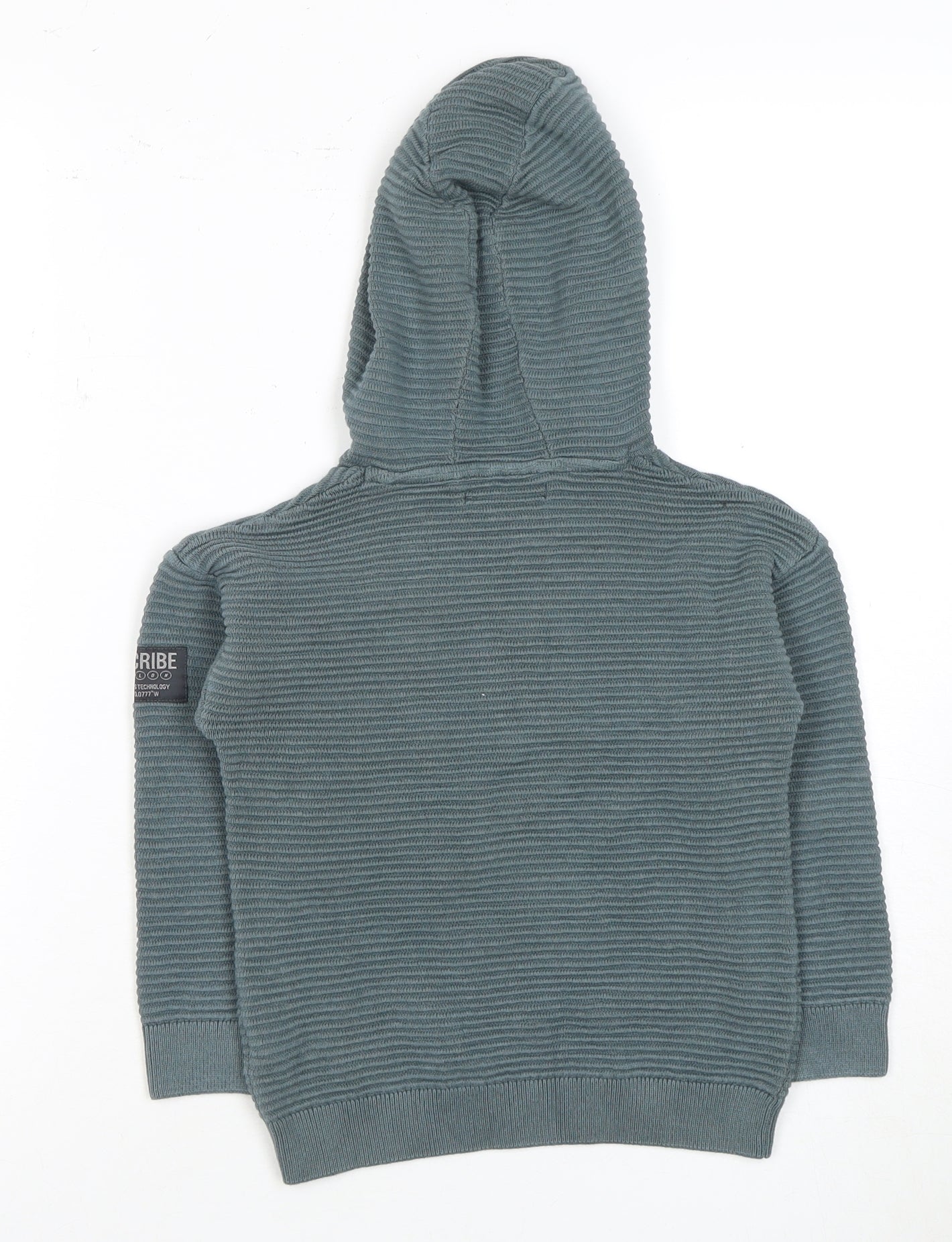 Next Boys Green Hooded Pullover with Zip Pocket - 5 Years