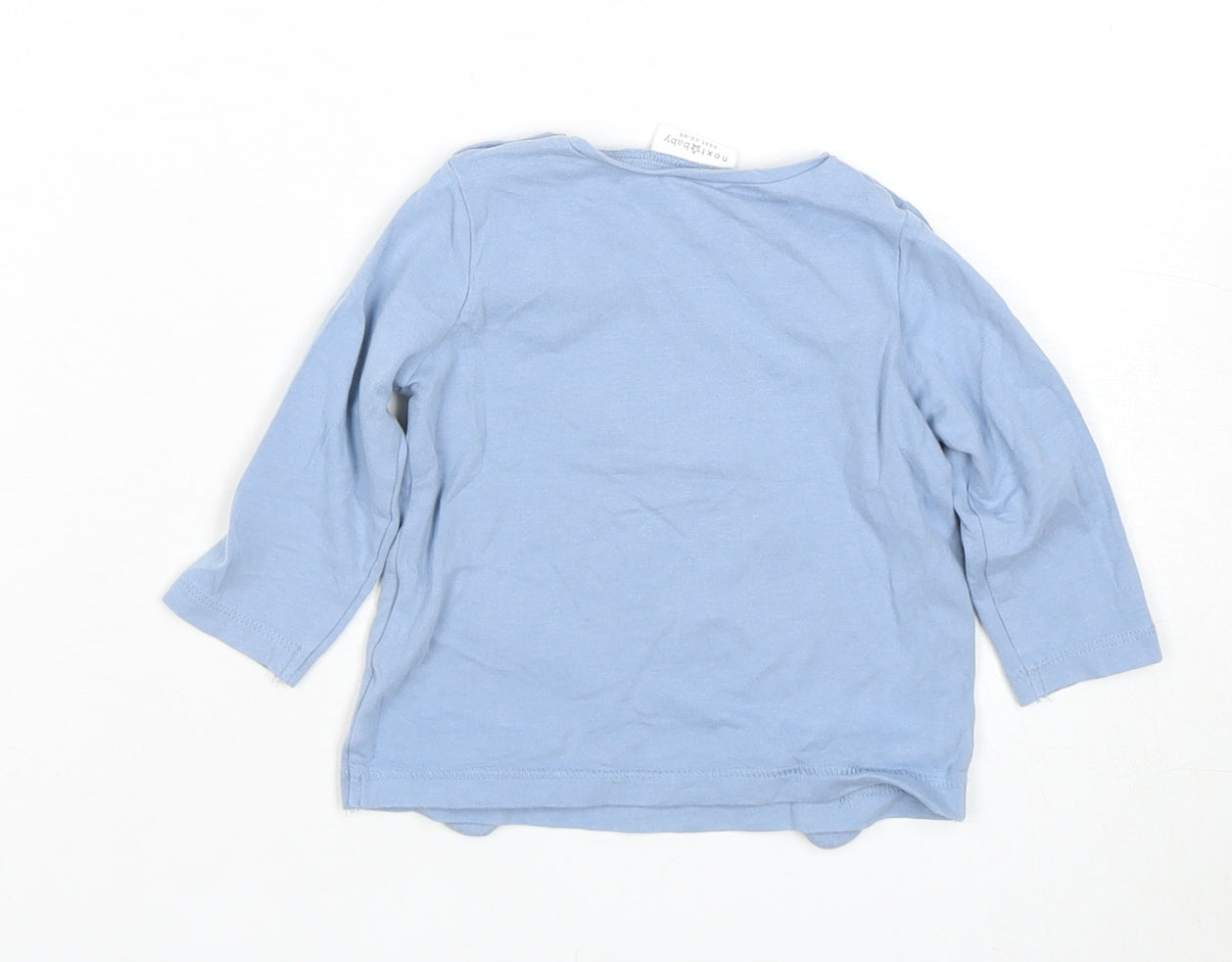 Next Unisex Baby Blue Animal Print Long Sleeve T-Shirt 3-6 Months