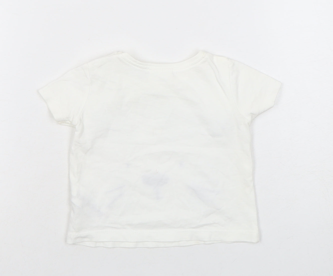 Next Unisex Baby White Lion T-Shirt 3-6 Months