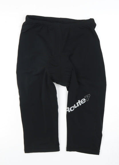 Route7 Men's Black Compression Cycling Shorts XL
