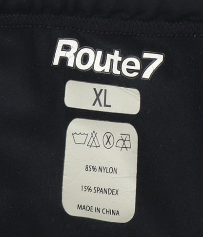 Route7 Men's Black Compression Cycling Shorts XL