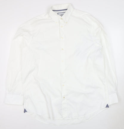 Mens UK Collar Size SS Charles Tyrwhitt Smart White  Dress Shirt