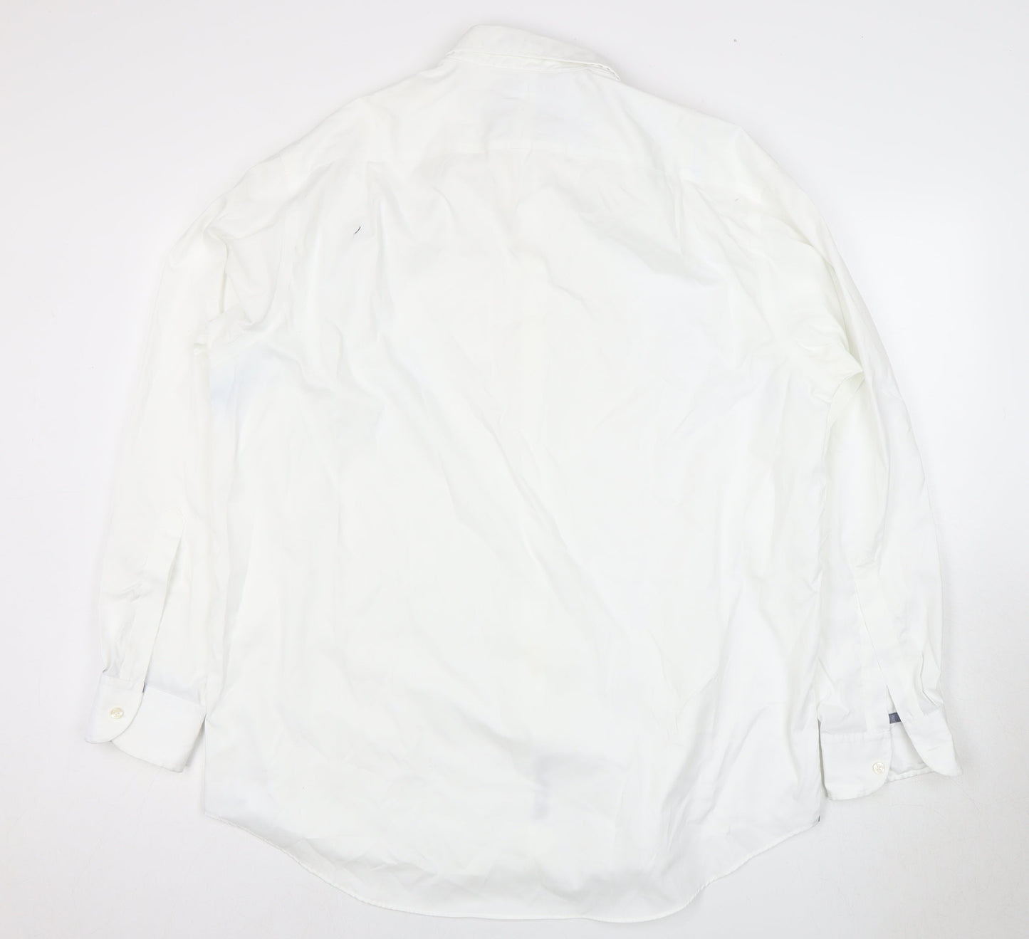 Mens UK Collar Size SS Charles Tyrwhitt Smart White  Dress Shirt