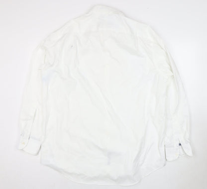 Mens UK Collar Size SS Charles Tyrwhitt Smart White  Dress Shirt
