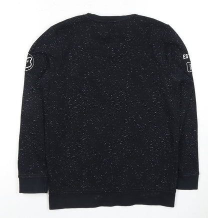 George Boys Black Sequin Sweatshirt 11-12 Years Casual Wear