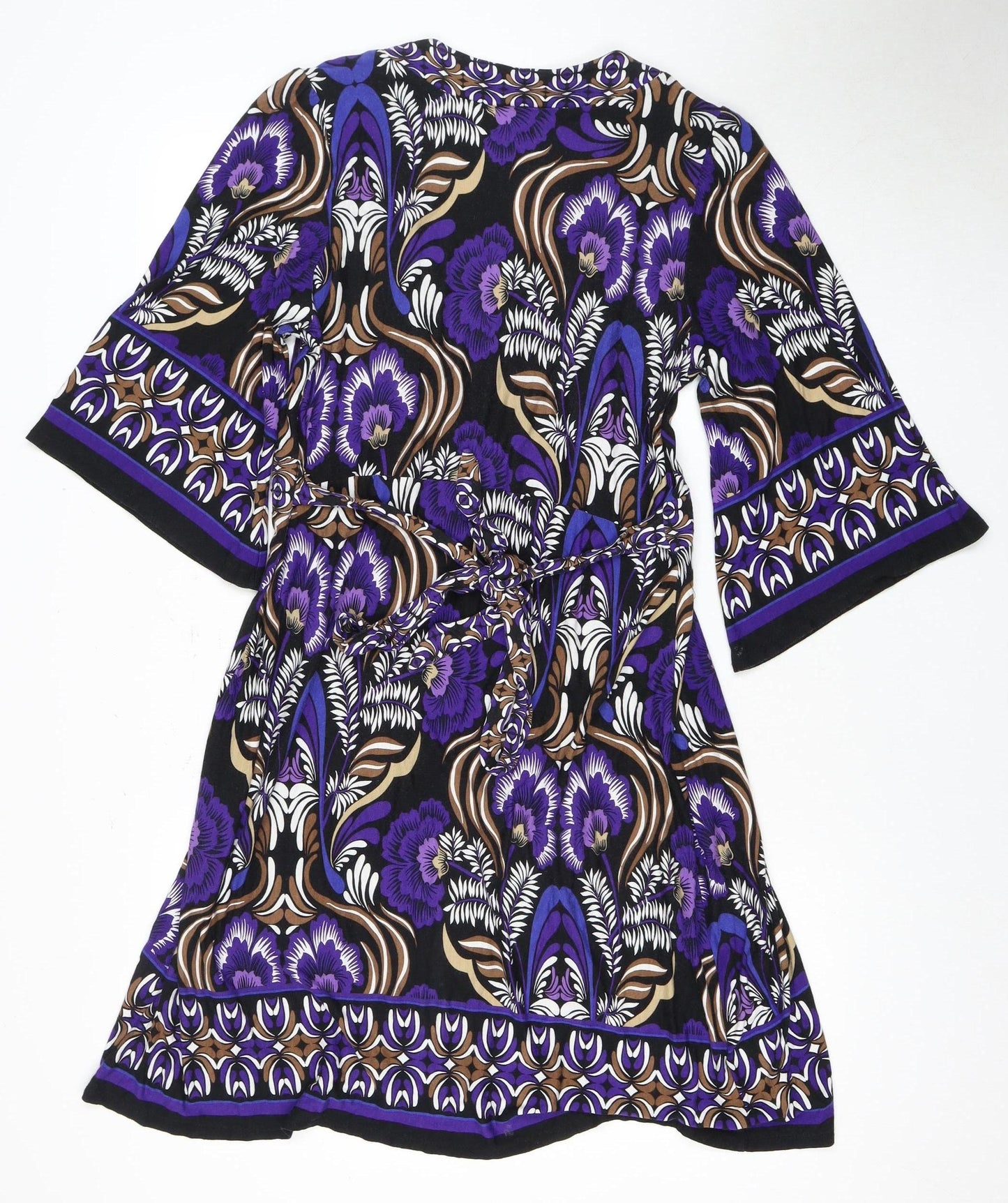 Dorothy Perkins Women's Multicoloured V-Neck Dress