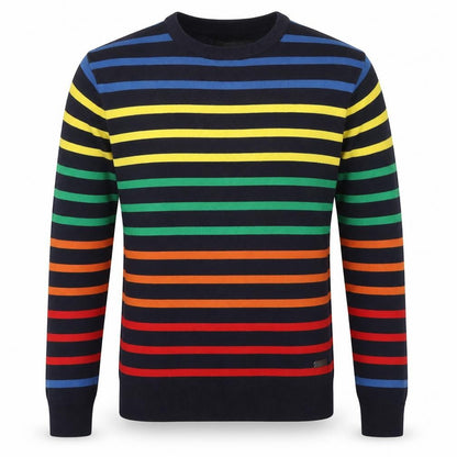 Mens UK Size XL Brave Soul Multicoloured Pullover Jumper
