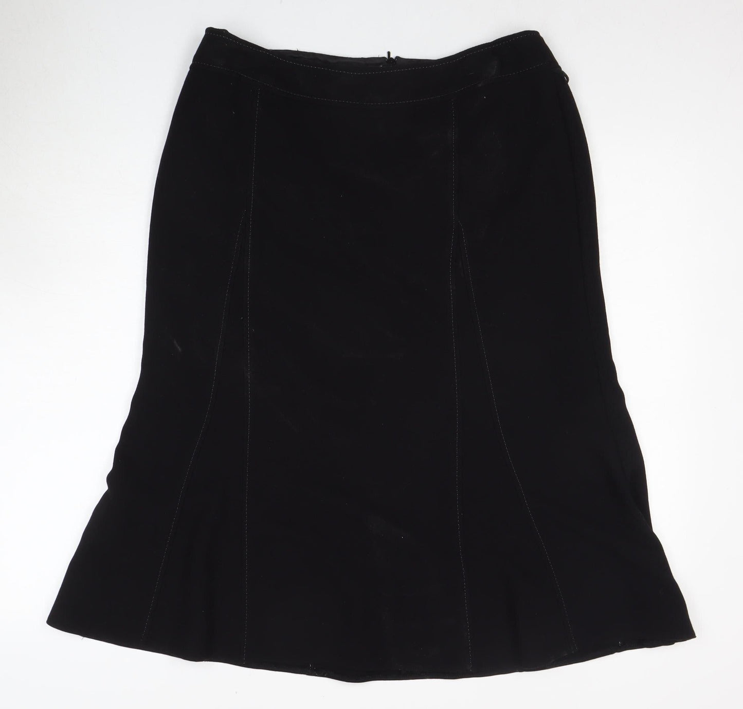 Marks and Spencer Black Midi Skirt UK 18