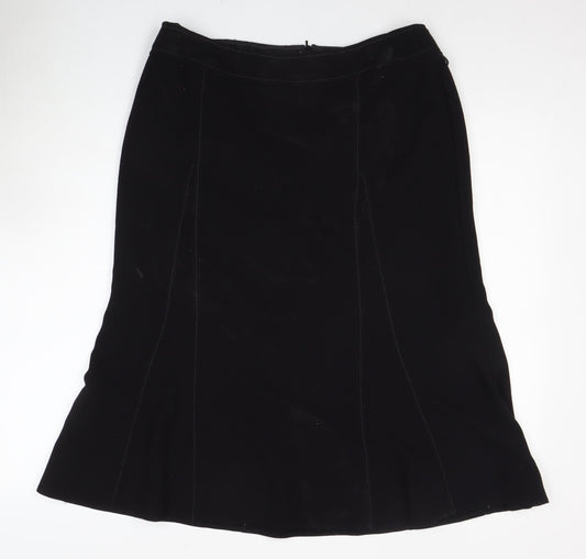 Marks and Spencer Black Midi Skirt UK 18
