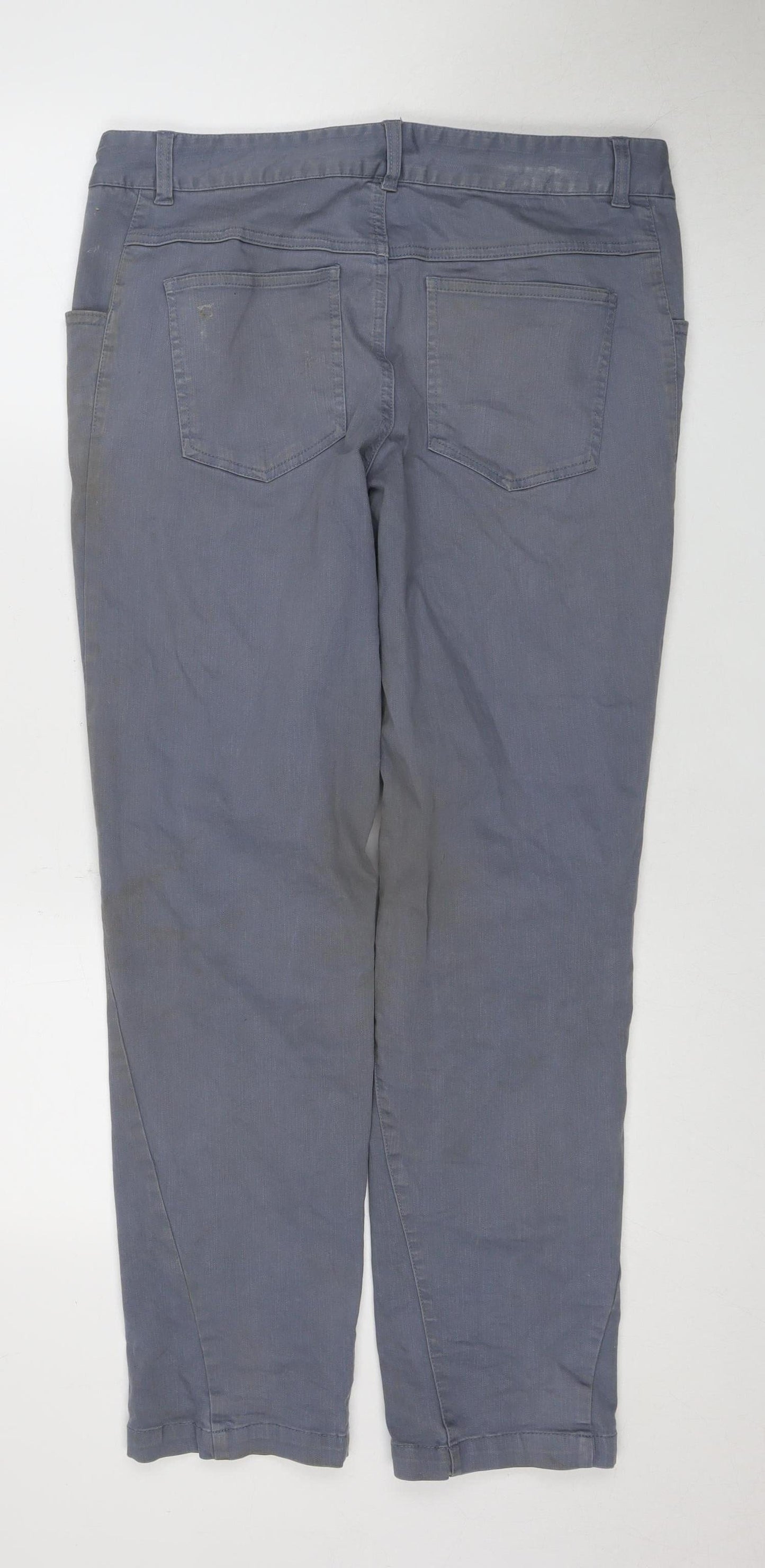 BAM Men's Grey Jeans Size 33 Button Closure