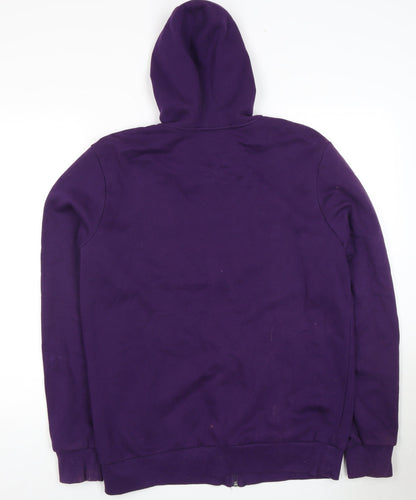 Umbro Men's Purple Full Zip Hoodie Size L