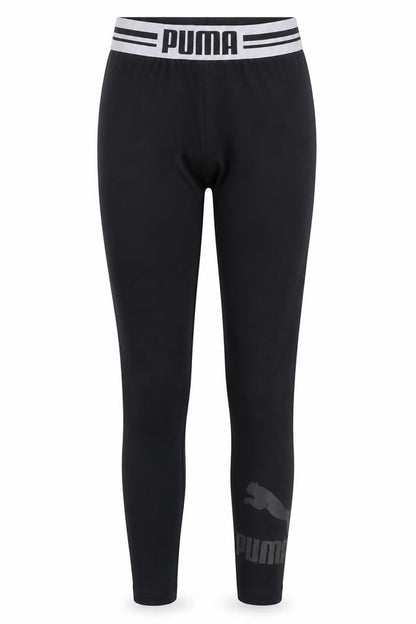 Front view of Puma Women's Black XS Leggings for Gym & Running