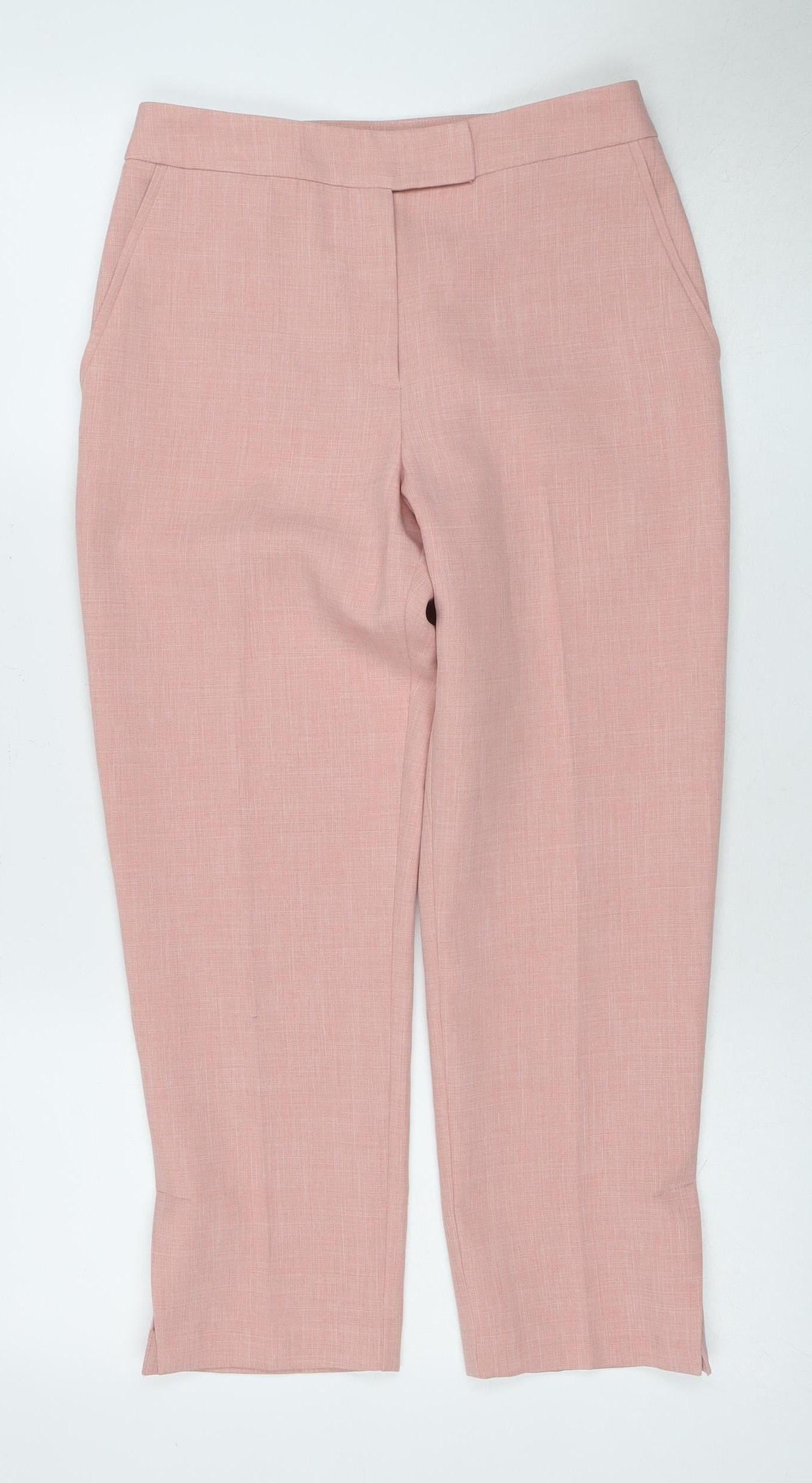 Womens UK Size 8 Miss Selfridge   Pink Trousers