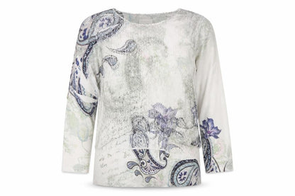 Apricot Multicoloured Women's Paisley Tunic Blouse M