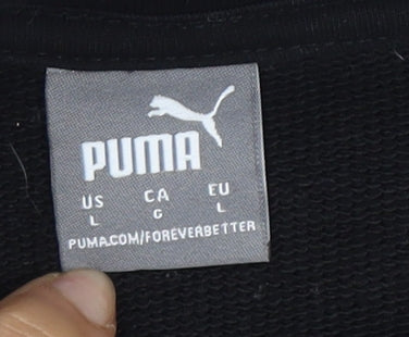 Puma Women's Black Full Zip Sweatshirt L