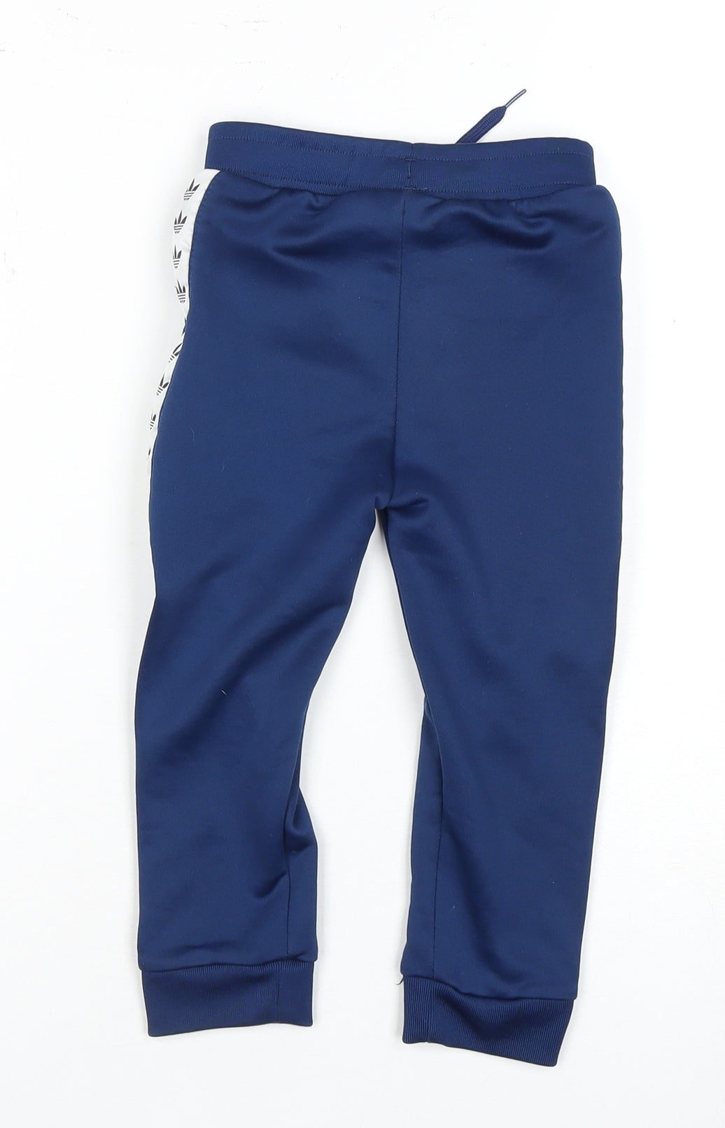 Adidas Boys Blue Track Pants 3 Years Regular Fit