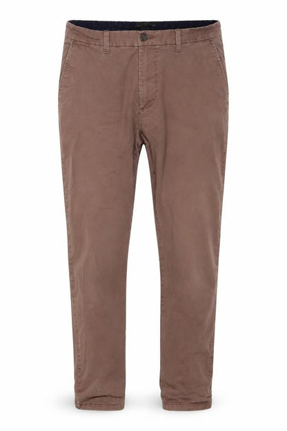 Mens UK Size 34/31 Marks and Spencer Slim Fit Skinny Brown Trousers