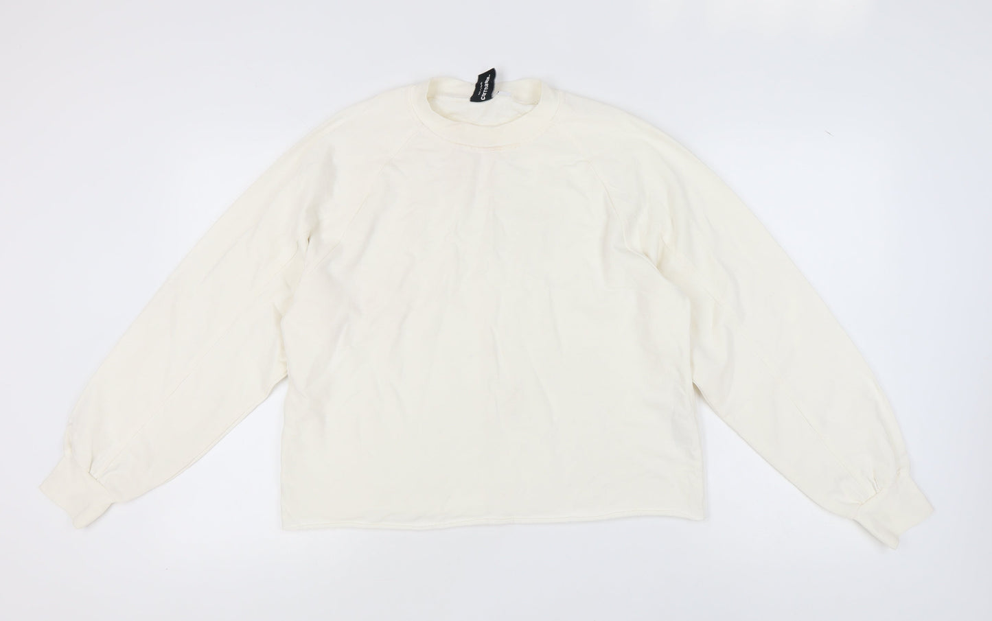 Womens UK Size 8 COLLUSION Ivory Pullover Sweatshirt
