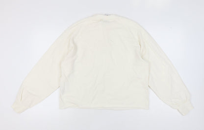 Womens UK Size 8 COLLUSION Ivory Pullover Sweatshirt