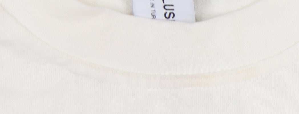 Womens UK Size 8 COLLUSION Ivory Pullover Sweatshirt