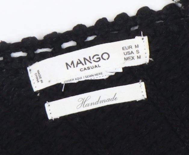 Womens UK Size M Mango Black  Tank