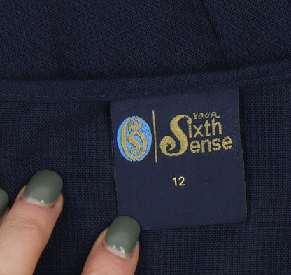Sixth Sense Blue Women's Suit Top Size 12
