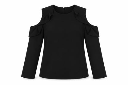 Womens UK Size 10 Topshop Black  Blouse