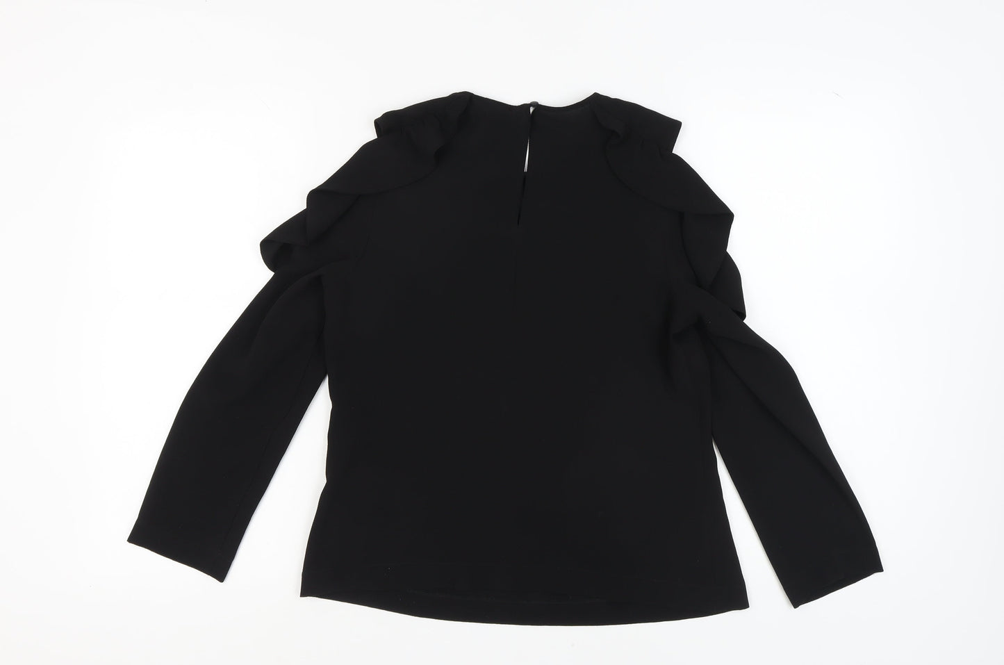 Womens UK Size 10 Topshop Black  Blouse