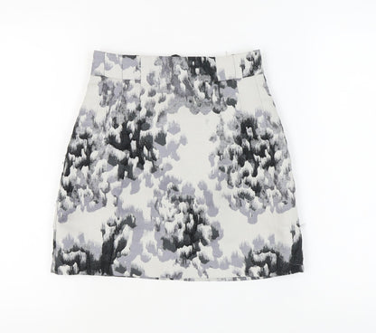 H&M Women's Multicoloured Animal Print Pencil Skirt Size 6