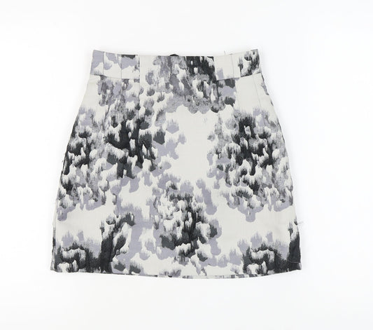 H&M Women's Multicoloured Animal Print Pencil Skirt Size 6