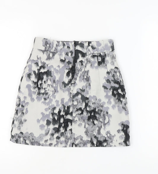 H&M Women's Multicoloured Animal Print Pencil Skirt Size 6