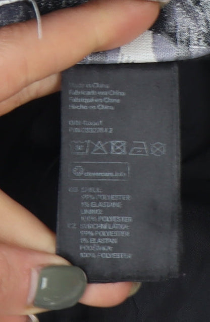 H&M Women's Multicoloured Animal Print Pencil Skirt Size 6