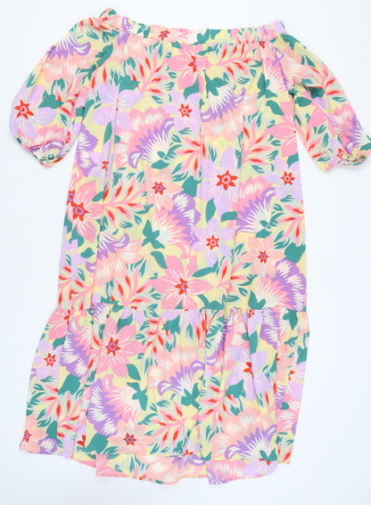 ASOS DESIGN Women's Multicoloured Plus Size Dress